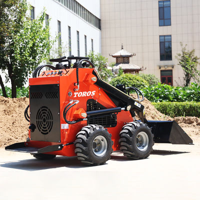 18.2KW Mini Skid Steer Loader Compact Front End Loader Multipurpose