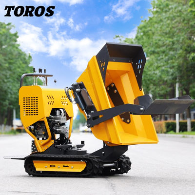 품질  Yellow 15-20Tons Tracked Mini Dumper With Air / Hydraulic Brakes 공장