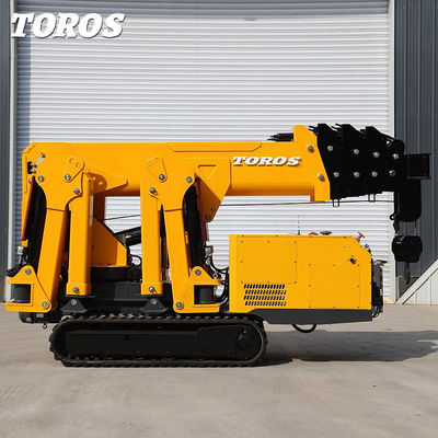 Durable Reliable Spider Lift Crane In Tight Spaces EURO 5 Certified