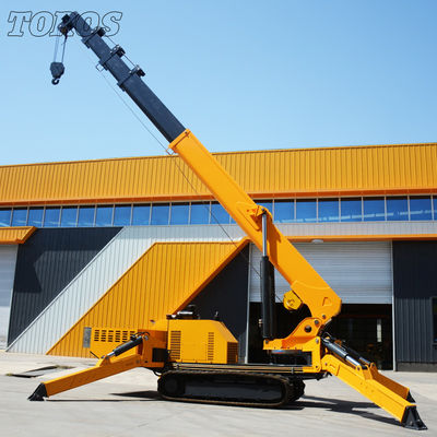 Durable Reliable Spider Lift Crane In Tight Spaces EURO 5 Certified