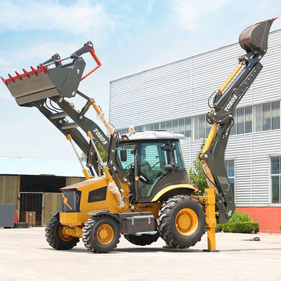 품질  2500kg Rated Loading Heavy Duty Backhoe Loader Machine For Construction 공장
