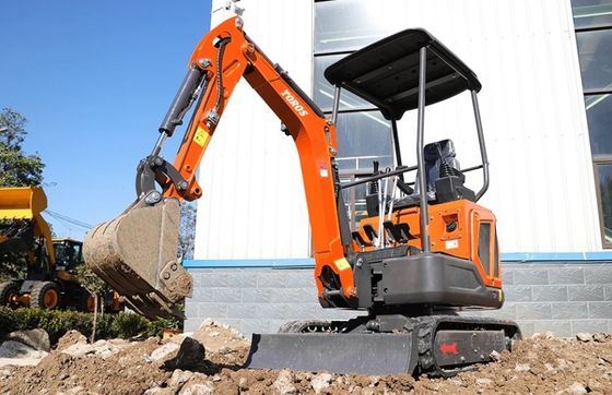 주문 미니 굴삭기 1600kg 작동 중량, Kubota 엔진 online manufacture