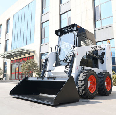 18.2KW 1000kg 컴팩트 스키드 스티어 로더 지구 오거 드라이브 부착