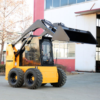 CE 500kg-1200kg 수압 휠 로더 앞쪽 끝 작은 관절 로더