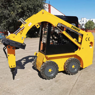 CE 500kg-1200kg 수압 휠 로더 앞쪽 끝 작은 관절 로더