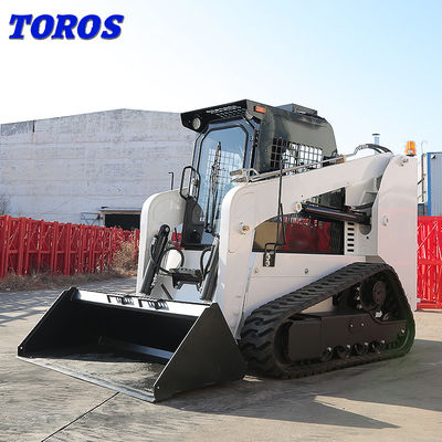 18.2KW 1000kg 컴팩트 스키드 스티어 로더 지구 오거 드라이브 부착