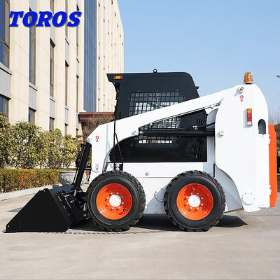18.2KW 1000kg 컴팩트 스키드 스티어 로더 지구 오거 드라이브 부착
