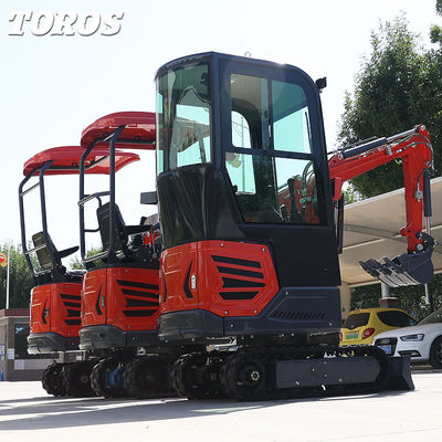 1.2t 미니 뒷마당 발굴기 작은 발굴기 370mm 지평