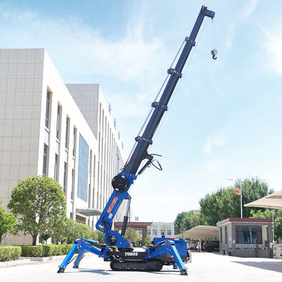 상업용 블루 소 크롤러 스파이더 크레인 8000KG 간편한 조작