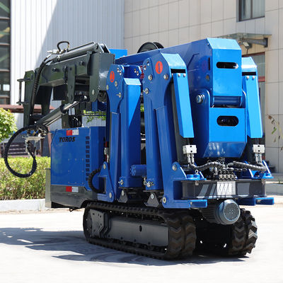 상업용 블루 소 크롤러 스파이더 크레인 8000KG 간편한 조작