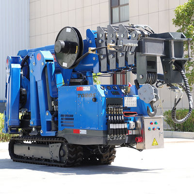 상업용 블루 소 크롤러 스파이더 크레인 8000KG 간편한 조작