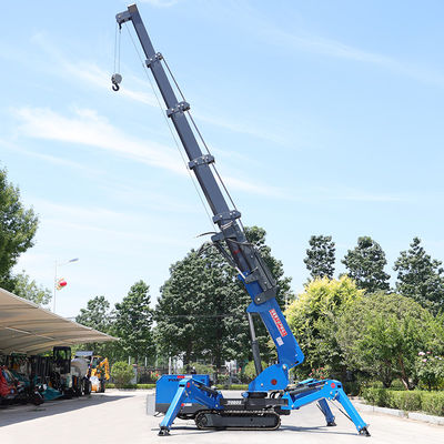 상업용 블루 소 크롤러 스파이더 크레인 8000KG 간편한 조작