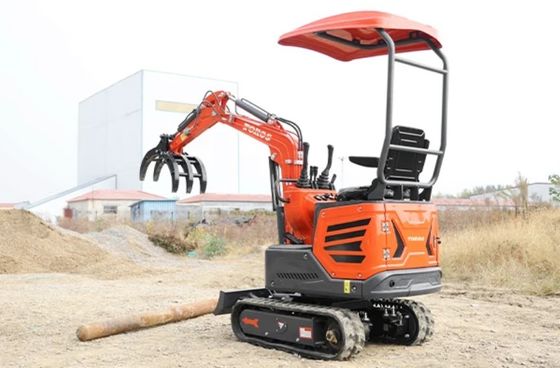 미니 굴삭기 1200kg 작동 중량, Kubota 엔진