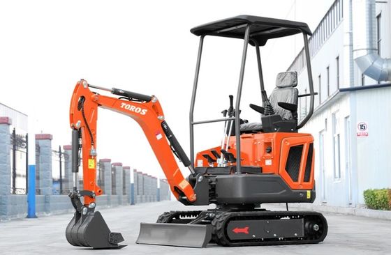 미니 굴삭기 1600kg 작동 중량, Kubota 엔진