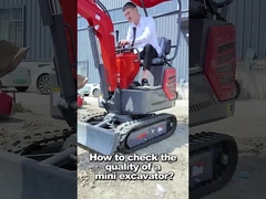 1200kg 닫힌 객실 디젤 컴팩트 미니 디거 30° 최대 등급