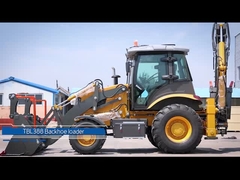 다기능 대형 배크호 로더 장비 총 무게 8300kg