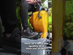 1200kg 닫힌 객실 디젤 컴팩트 미니 디거 30° 최대 등급
